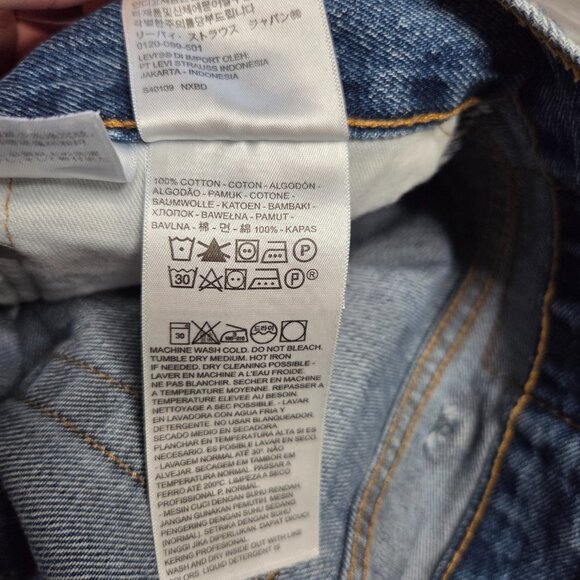 Men’s Levi’s 550 Relaxed Fit Jeans – Medium Wash – Size W38 L29 - Picture 4 of 8